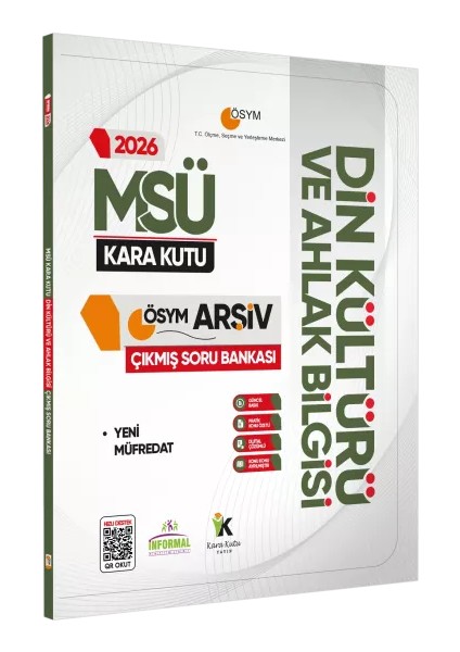 2026 Msü Din Kültürü ve Ahlak Bilgisi Kara Kutu Ösym Çıkmış Soru Bankası Konu Özetli Çözümlü