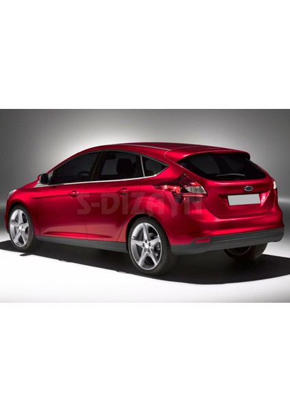 Ford Focus 3 HB Krom Cam Çıtası 8 Prç 2011-2018