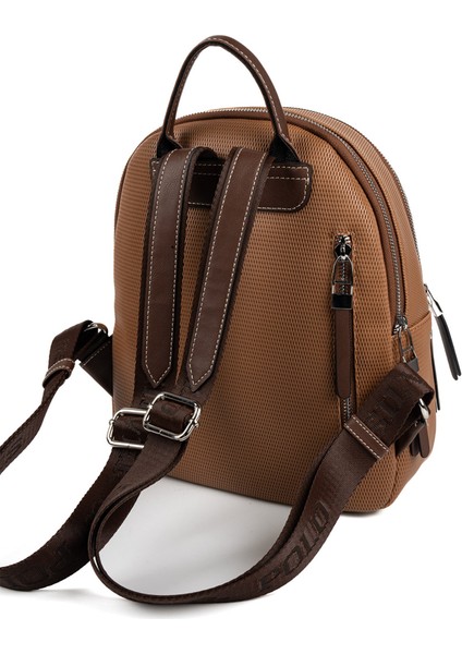 Kadın 1265-48641 Sılver Polo Sırt Çantası M86 Karamel-Mat Kahve fırsatları