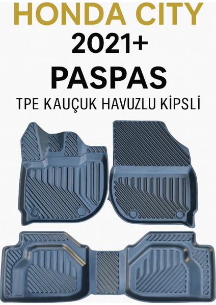 Honda City 2021+ Uyumlu 3D Oto Paspas Premium indirimleri