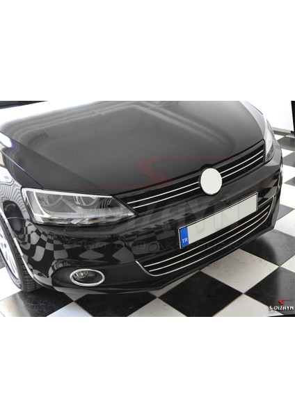 VW Jetta Krom Ön Tampon Çıta 2 Prç 2011-2014
