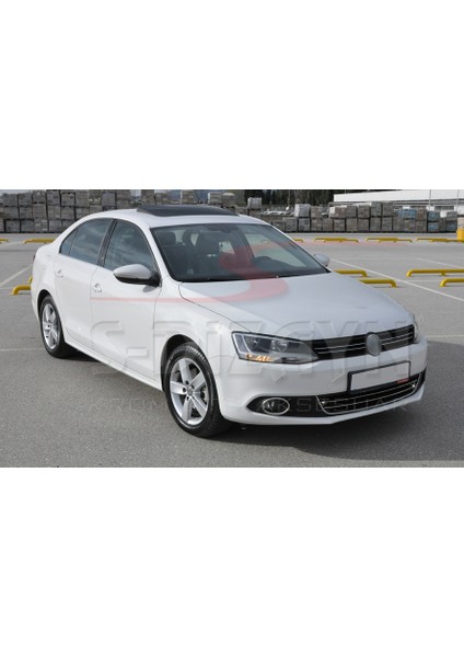 VW Jetta Krom Ön Tampon Çıta 2 Prç 2011-2014