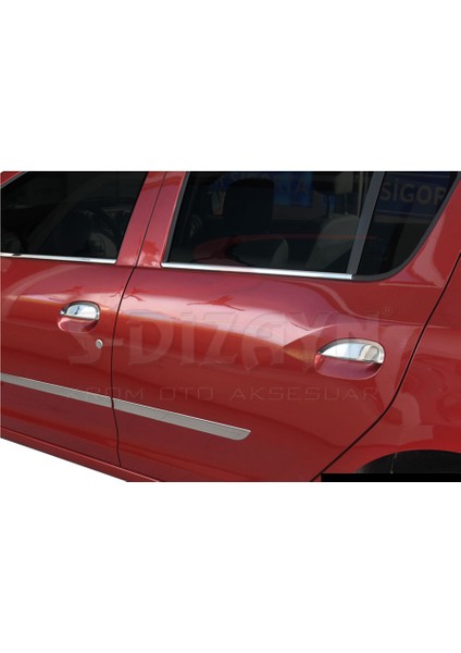 Dacia Sandero 2 Krom Cam Çıtası 4 Prç 2013-2020 modelleri