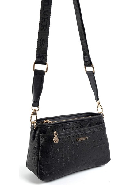 Kadın Çapraz Çanta 1184-48398 Sılver Polo Çapraz Bayan Çantası M86 Siyah-Mat Siyah fiyatları