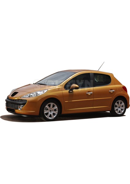Peugeot 207 Krom Kapı Kolu 4 Kapı 2006-2012 modelleri