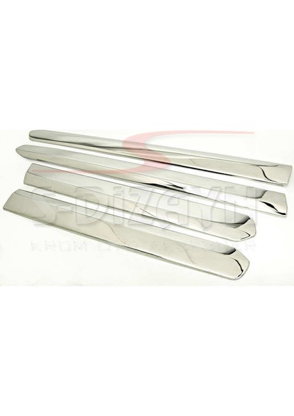 Fiat Doblo Krom Yan Kapı Çıtası 4 Prç 2010-2022 modelleri