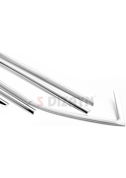 Opel Astra K HB Krom Cam Çıtası 6 Prç. 2015-2022