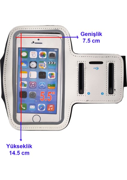 Cep Telefonu IÇIN14.5*7.5CM Ölçülerinde Taşıma Kılıfı Kol Bandı indirimleri