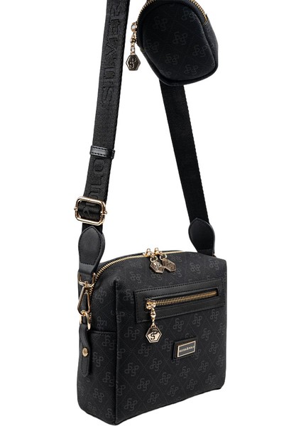 Kadın Çapraz Çanta 1038-48491 Sılver Polo Çapraz Bayan Çantası M178 Siyah-Mat Siyah fiyatları