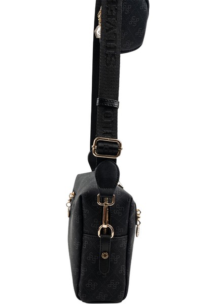 Kadın Çapraz Çanta 1038-48491 Sılver Polo Çapraz Bayan Çantası M178 Siyah-Mat Siyah modelleri