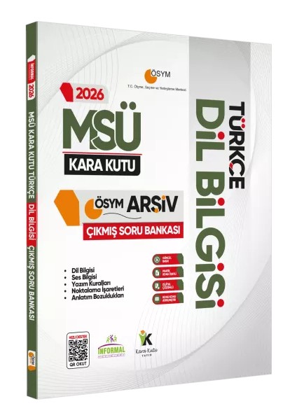 2026 Msü Türkçe Kara Kutu Ösym Çıkmış Soru Bankası 5li Altın Set Konu Özetli Dijital Çözümlü