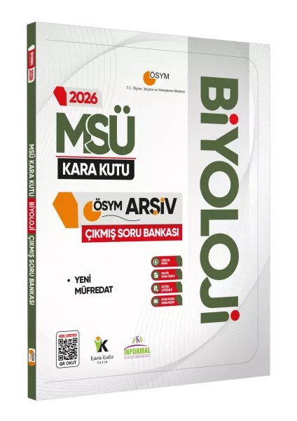 2026 Msü Biyolojinin Kara Kutusu Ösym Çıkmış Soru Havuzu Bankası Konu Özetli Dijital Çözümlü