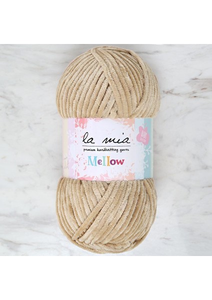 La Mia Mellow Bej El Örgü Ipi - 908 - 34157