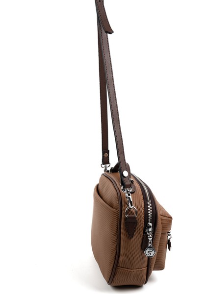 Kadın Çapraz Çanta 1186-48308 Sılver Polo Çapraz Bayan Çantası M86 Karamel-Mat Kahve modelleri