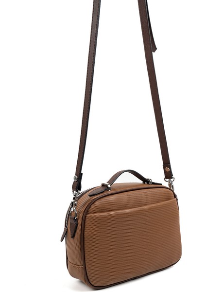 Kadın Çapraz Çanta 1186-48308 Sılver Polo Çapraz Bayan Çantası M86 Karamel-Mat Kahve fırsatları