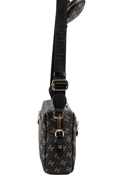 Kadın Çapraz Çanta 1038-48492 Sılver Polo Çapraz Bayan Çantası M178 Füme-Mat Siyah modelleri