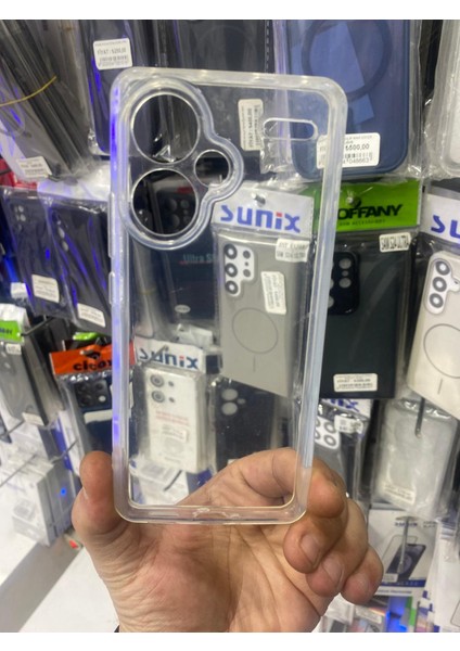 Xiaomi Note 13 Pro Plus Uyumlu Şeffaf Silikon Kamera Korumalı Kılıf