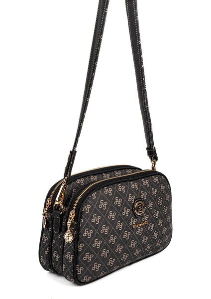 Kadın Çapraz Çanta 745-48448 Sılver Polo Çapraz Bayan Çantası M178 Füme-Mat Siyah fiyatları