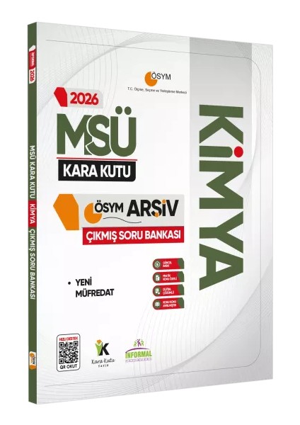 2026 Msü Kimya’nın Kara Kutusu Ösym Çıkmış Soru Havuzu Bankası Konu Özetli Dijital Çözümlü