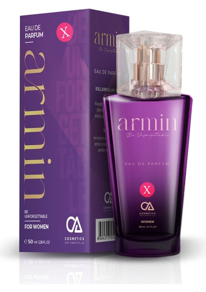 Ca Eau De Parfüm ''armin X'' Ultrakalıcı Kadın Parfümü 50ML Women