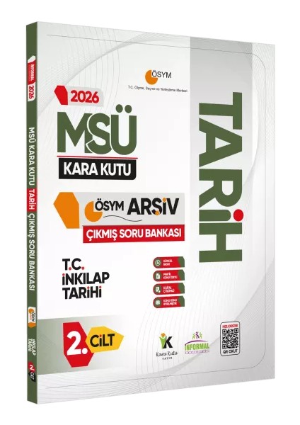 2026 Msü Tarihin Kara Kutusu 2.cilt Ösym Çıkmış Soru Havuzu Bankası Konu Özetli Dijital Çözümlü