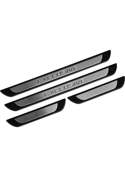 Honda Civic 7 Krom Kapı Eşik Koruması Exclusive Line 2001-2006 4 Parça