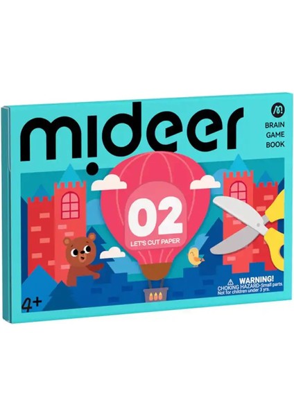 Level Up Brain Gamebook Lets Cut Paper Level 2 MD3367