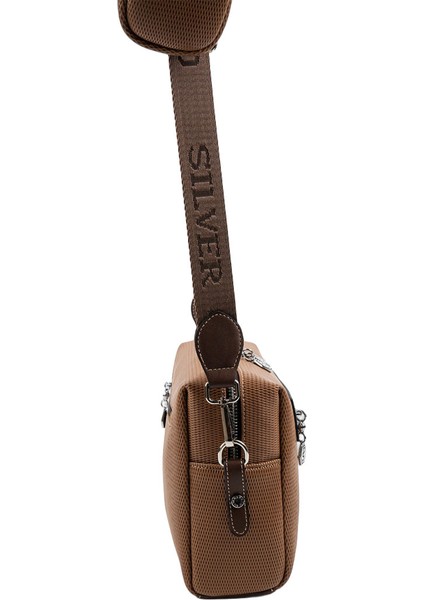 Kadın Çapraz Çanta 1038-48496 Sılver Polo Çapraz Bayan Çantası M86 Karamel-Mat Kahve modelleri