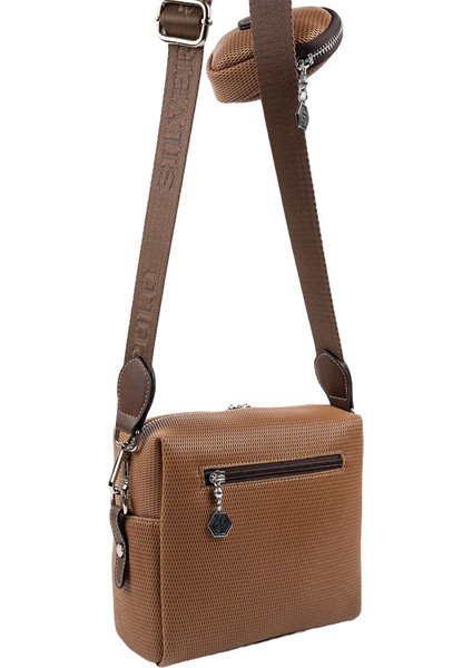 Kadın Çapraz Çanta 1038-48496 Sılver Polo Çapraz Bayan Çantası M86 Karamel-Mat Kahve fırsatları