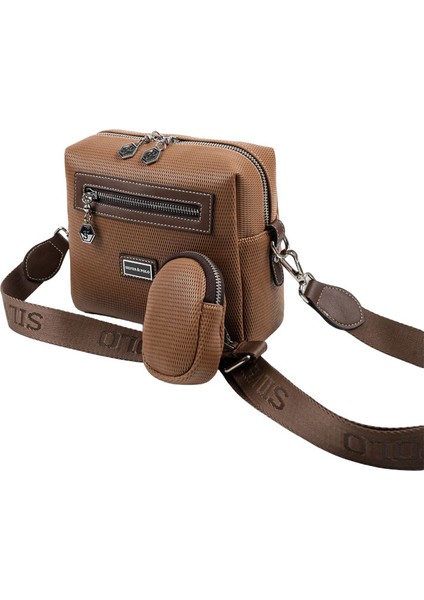 Kadın Çapraz Çanta 1038-48496 Sılver Polo Çapraz Bayan Çantası M86 Karamel-Mat Kahve indirimleri