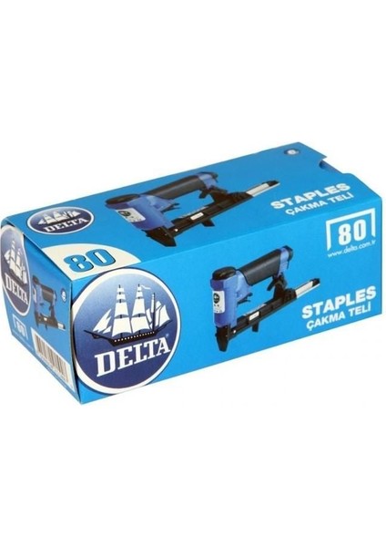 Delta 80/10 Çakma Zımba Teli 4000 Adet Kutu