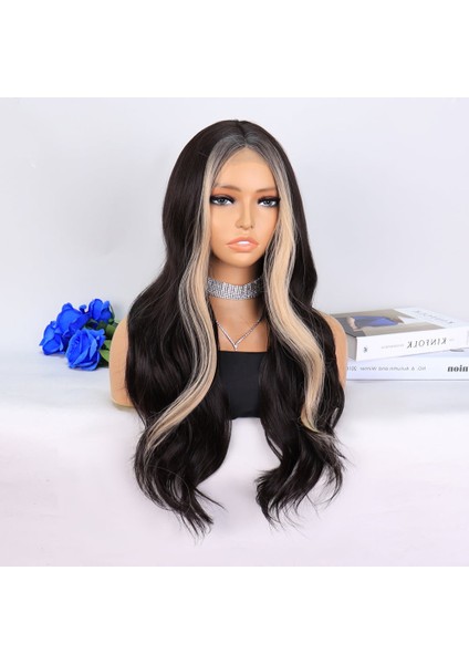 Koyu Kahverengi Perçemler Balköpüğü Tül Peruk modelleri