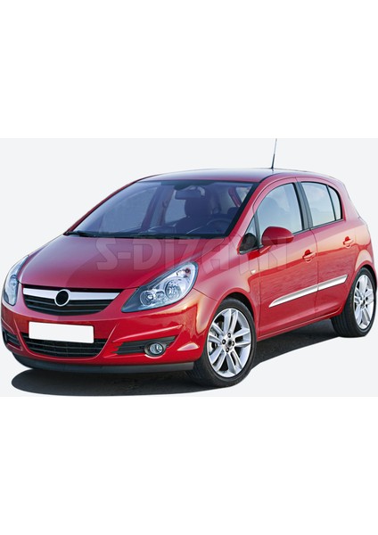 Opel Corsa D Krom Yan Kapı Çıtası 4 Prç 2007-2014 fiyatları