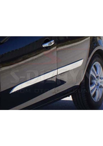Opel Corsa D Krom Yan Kapı Çıtası 4 Prç 2007-2014 modelleri