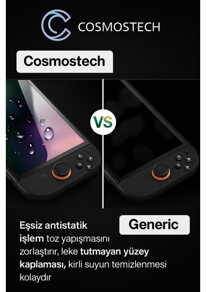 Nintendo Switch Switch 2 Uyumlu 7'' – 7.9'' 9h Temperli Cam Kırılmaz Ekran Koruyucu, Hd Clear, Toz Önleyici, Kabarcık Önleyici, 9h Hardness fırsatları