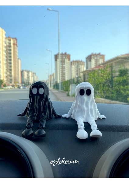 Hayalet Çiftler Araba Süsü - Araç Torpido Aksesuar - Oto Aksesuar