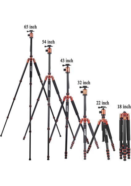 Z818 Magnezyum-Alüminyum Alaşımlı Tripod/monopod- Telefon Tutucu-Çanta ve Bluetooth Kumanda Ile Birlikte indirimleri