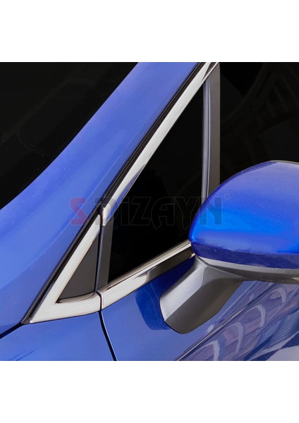 Renault Clio 5 Krom Cam Çerçevesi 12 Prç. 2019 Üzeri A+ Kalite fırsatları