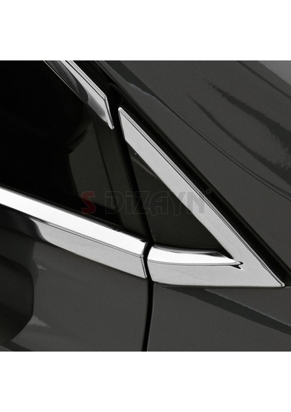 Renault Clio 5 Krom Cam Çerçevesi 12 Prç. 2019 Üzeri A+ Kalite