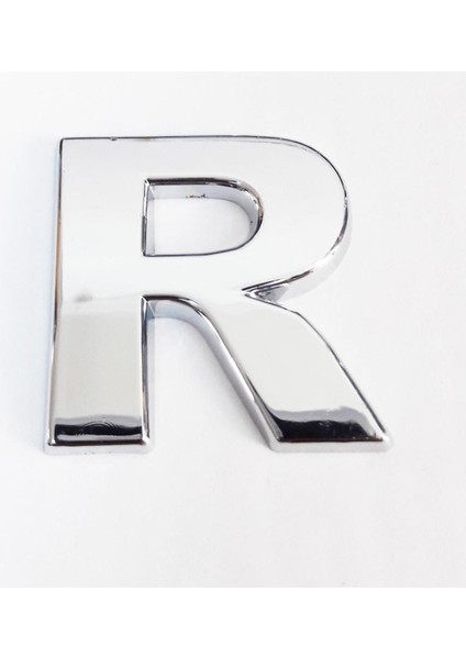 Cemax R Harfi 3,75 cm Krom Yapışkanlı