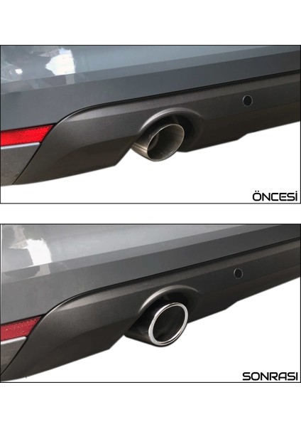 Renault Clio 5 Krom Egzoz Ucu Vidalı 2019 Üzeri indirimleri