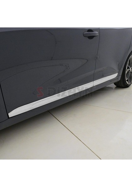 Renault Clio 5 Krom Yan Kapı Çıtası 4 Prç. 2019 Üzeri