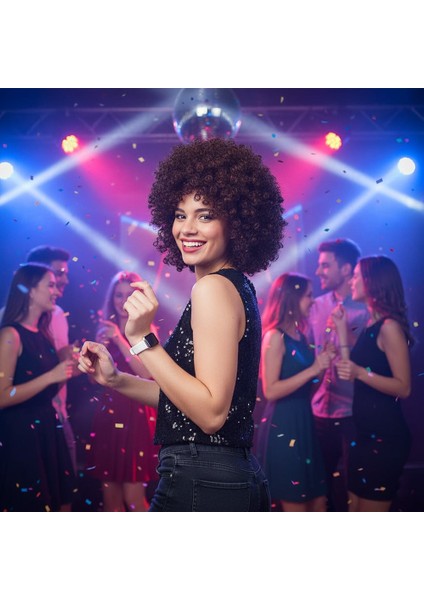 Animasyon Parti ve Palyaço Peruğu / Kahverengi