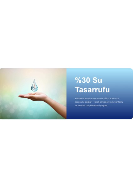 Masaj Başlıklı Su Atasarruflu Kireç Önleyici Özellikli Yüksek Basınç Duş Başlığı(2filtreli)