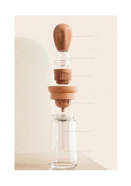 Silikon Hazneli Fırçalı Yağdanlık fiyatları