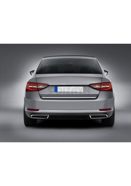 Skoda Superb Krom Bagaj Alt Çıtası 2015-2023