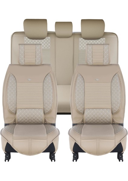 Barototuning Lüks Oto Koltuk Kılıfı / Bej / Citroen C5 fiyatları