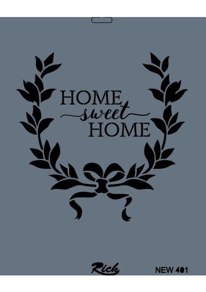 Rich New Seri N-401 Stencil 35X25 cm