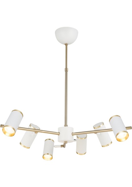 Lume 6 Lı Beyaz-Antık Lak Avıze 6XGU10