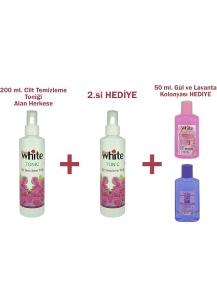 Hediyeli Ürün!! 200 Ml. Cilt Temizleme Toniği Alan Herkese